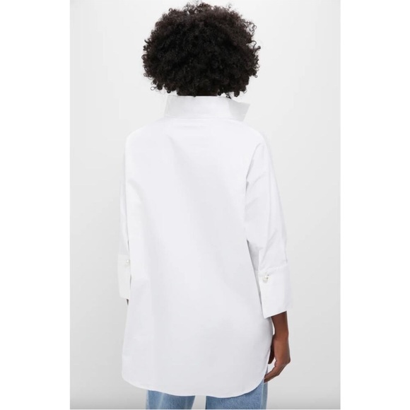 Tuckernuck Blouse Willow Tunic in White - Picture 3 of 7